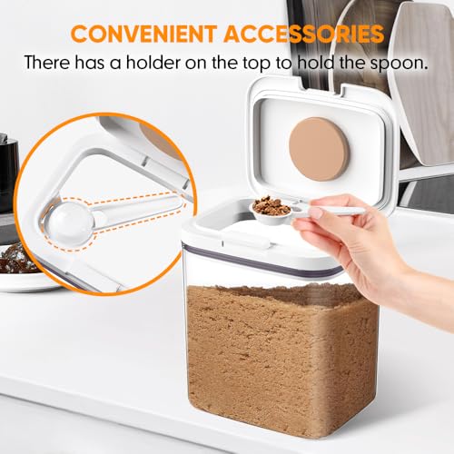 Moryimi Brown Sugar Container Airtight, 2 Quart Brown Sugar Keeper Storage Container with Spoon - Image 5