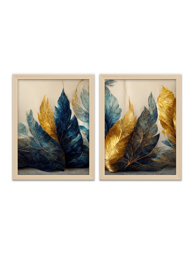 Gamya Wall Decor Paintings For Living Room, Bedroom, Framed Paintings For Wall Decoration Set of 2 (11x14 Inches) - Image 1