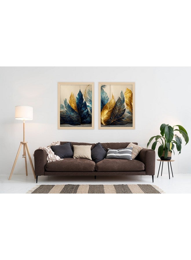 Gamya Wall Decor Paintings For Living Room, Bedroom, Framed Paintings For Wall Decoration Set of 2 (11x14 Inches) - Image 3
