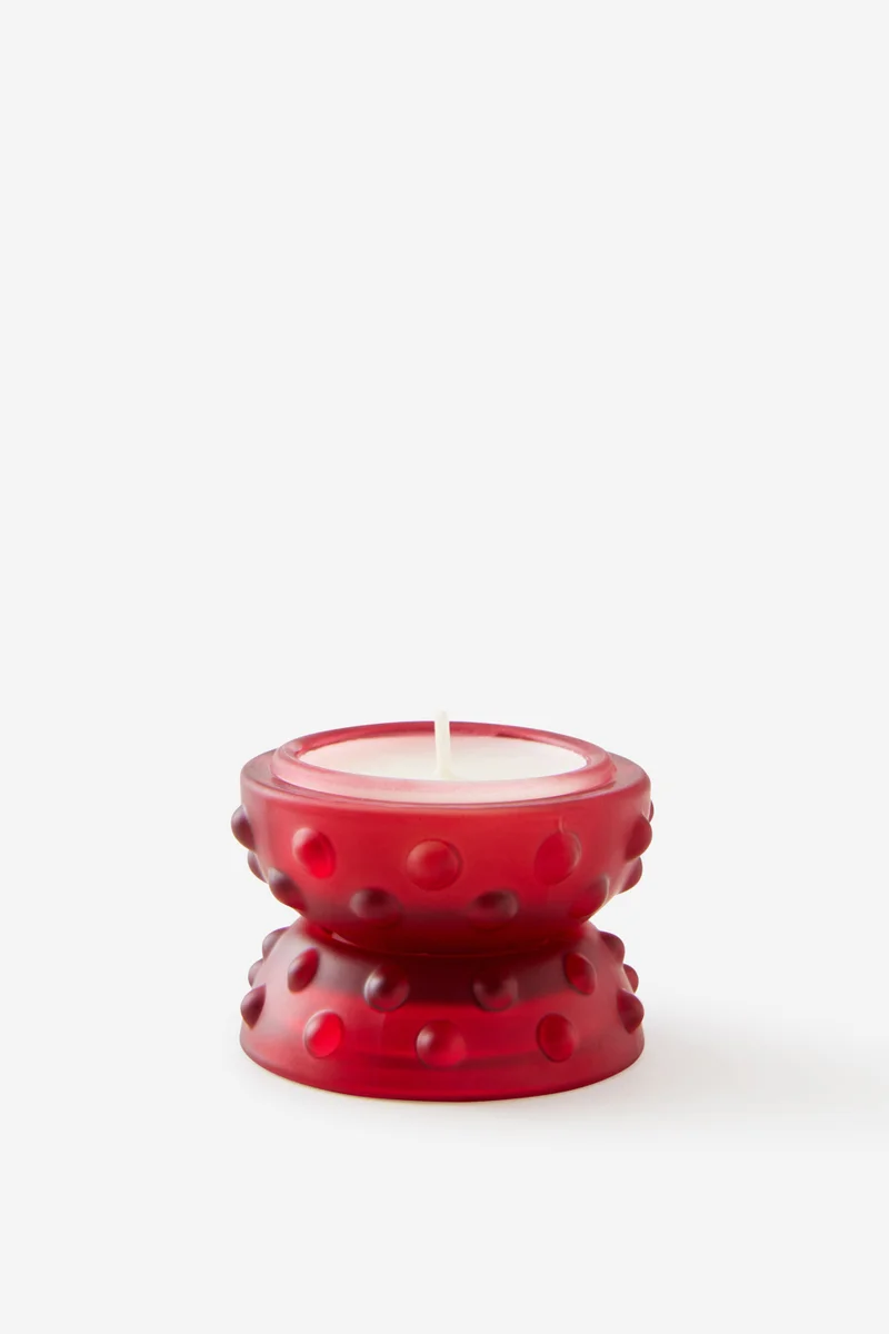 Typo Mini Stackers Glass Tea Light Candle