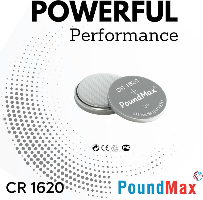 PoundMax 5 x CR1620 3V Lithium Coin Cell Batteries - Image 4