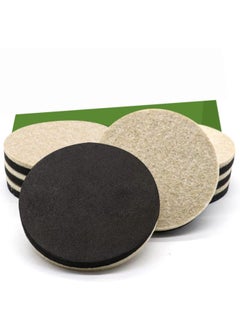 DIY Crafts DIY Crafts 175mm 7 INCH 16 Pcs, Felt Furniture Sliders for Hardwood Floors Furniture Moving Slider Heavy Duty Felt Movers Sliders Chair Legs Floors Protectors 12mm Thick (for Hardwood Floors) (175mm, 16)  - Image 3