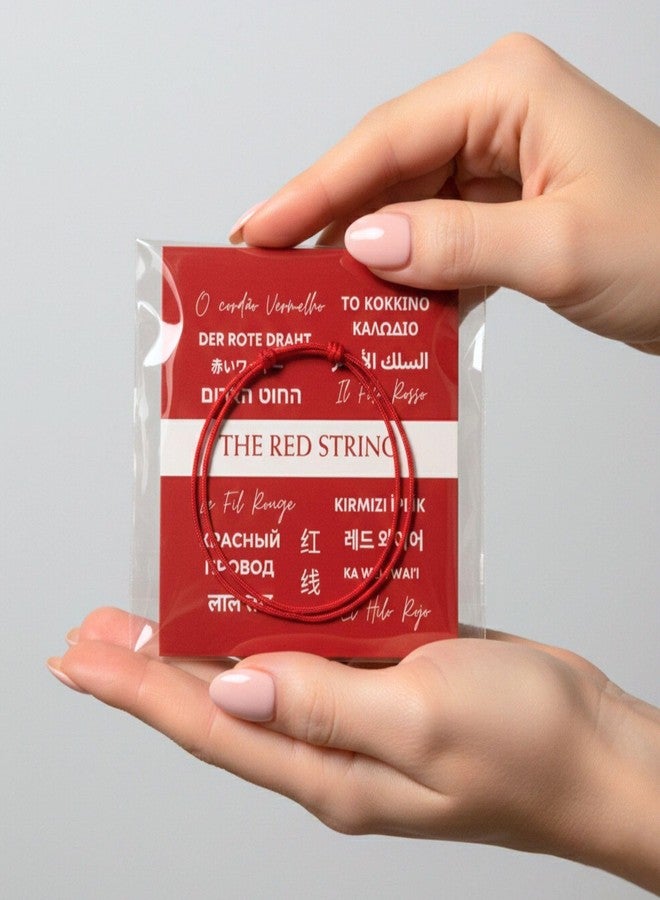 Luck Strings Red String Kabbalah Bracelet Protection Adjustable Cord for Men, Women, and Teens - Spiritual Amulet, Good Luck Gift, Energy Talisman, Evil Eye Protection - Image 3