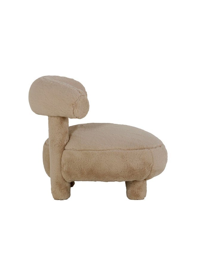 DANUBE HOME كرسي الأطفال تيني توتس - مقعد مبطن ناعم وقوي للأطفال الصغار، مثالي لغرفة النوم أو غرفة اللعب أو ركن الدراسة - بيج فاتح - Image 5