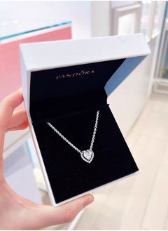 PANDORA Pandora heart Cubic Zirconia silvery necklace  - Image 3