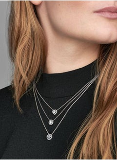 PANDORA Pandora heart Cubic Zirconia silvery necklace  - Image 5