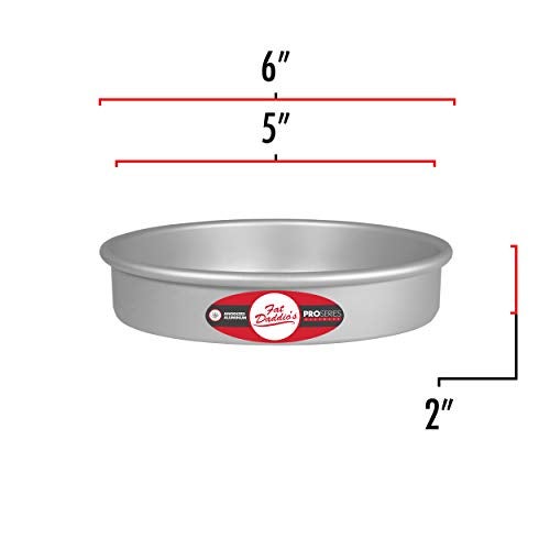 Fat Daddio's PRD-52 Anodized Aluminum Round Cake Pan, 5 x 2 inch - Image 3