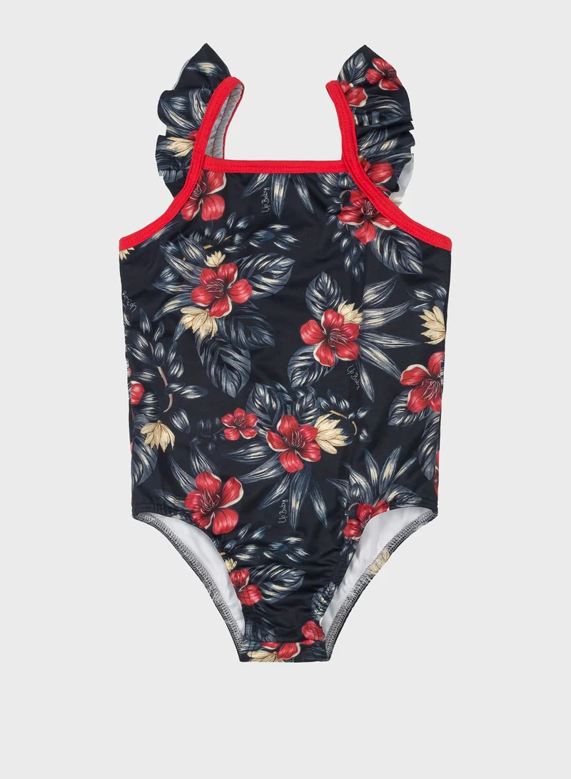 Up Baby Infant Floral Print Swimsuit