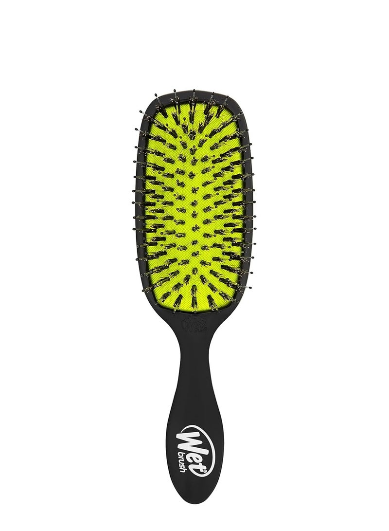 Wet Brush Wet Brush Shine Enhancer Hair Brush, Purple - Exclusive Ultra-soft IntelliFlex Bristles - Natural Boar Bristles Leave Hair Shiny And Smooth For All Hair Types - For Women, Men, Wet And Dry - Image 1