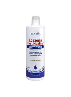 TriDerma TriDerma Eczema Fast Healing Body Wash for Sensitive Skin 16 Ounces 
