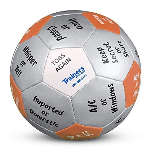 Trainers Warehouse Which are You and Why? Thumball 6" for Icebreaker Games | Build Teams & Relationships - Introductions & Ice Breakers | 32 Conversation Prompts - Image 4