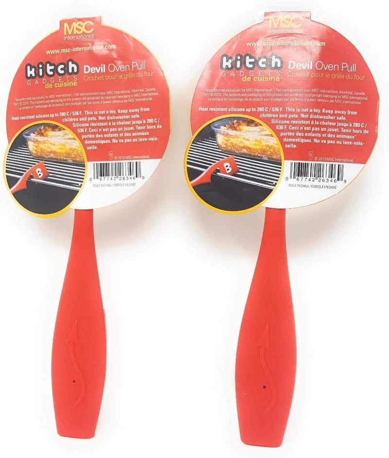 MSC International Joie Silicone Devil Oven and Toaster Rack Puller 2 Pack - Image 2