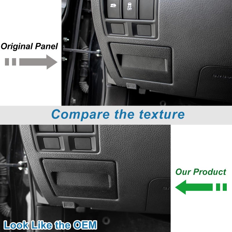 PIMCAR Fuse Box Coin Container Inner Storage Tray for Subaru Impreza XV Crosstrek Forester Legacy Outback WRX STI Ascent Accessores (with Non-Slip Red Liner) - Image 4