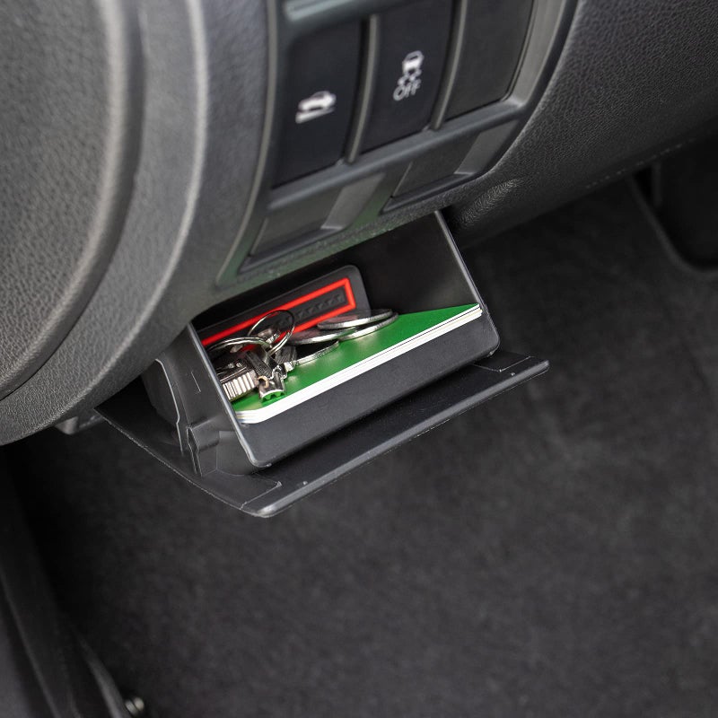 PIMCAR Fuse Box Coin Container Inner Storage Tray for Subaru Impreza XV Crosstrek Forester Legacy Outback WRX STI Ascent Accessores (with Non-Slip Red Liner) - Image 2