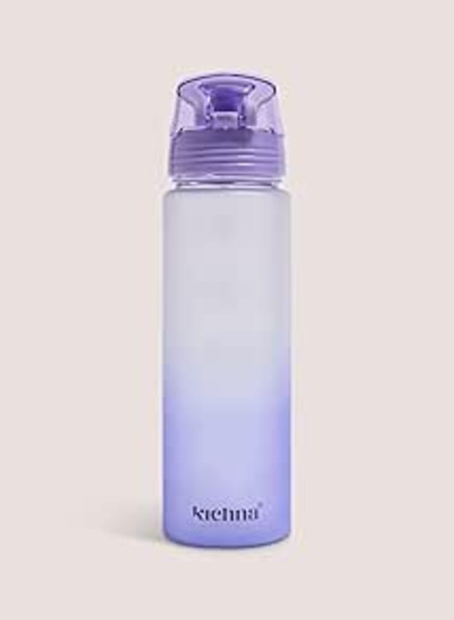 Matalan Kichna Ombre Tracker Reusable Water Bottle, 700 ml Capacity, Purple