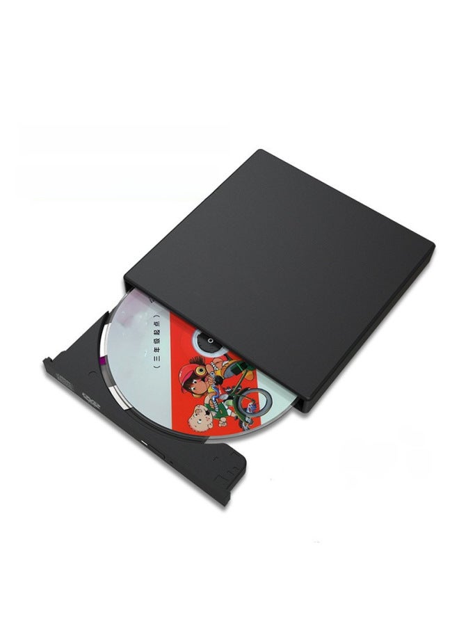 Manufacturers Supply Universal USB External Drive DVD Burner External Drive Box CD/DVD Desktop Notebook-Color:Black 12.7 Kit No Optical Drive  - Image 4