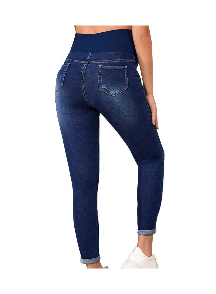 RedMapleTEK Maternity Jeans, High Waist and Belly Support - Image 2