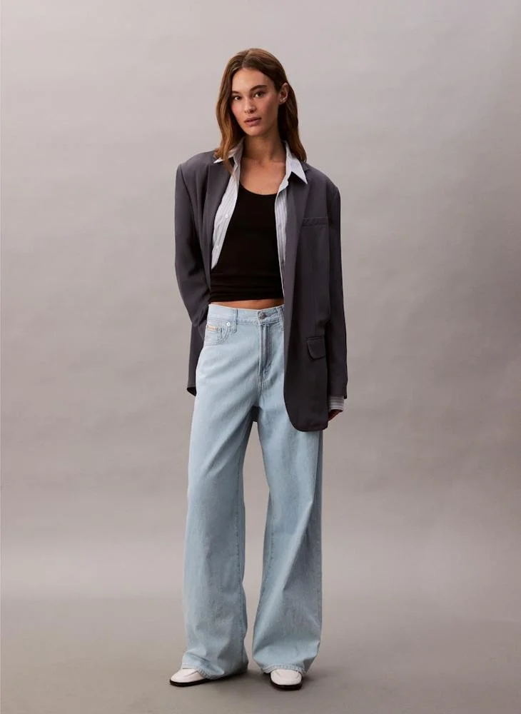 كالفن كلاين جينز Casual Wide Leg Jeans