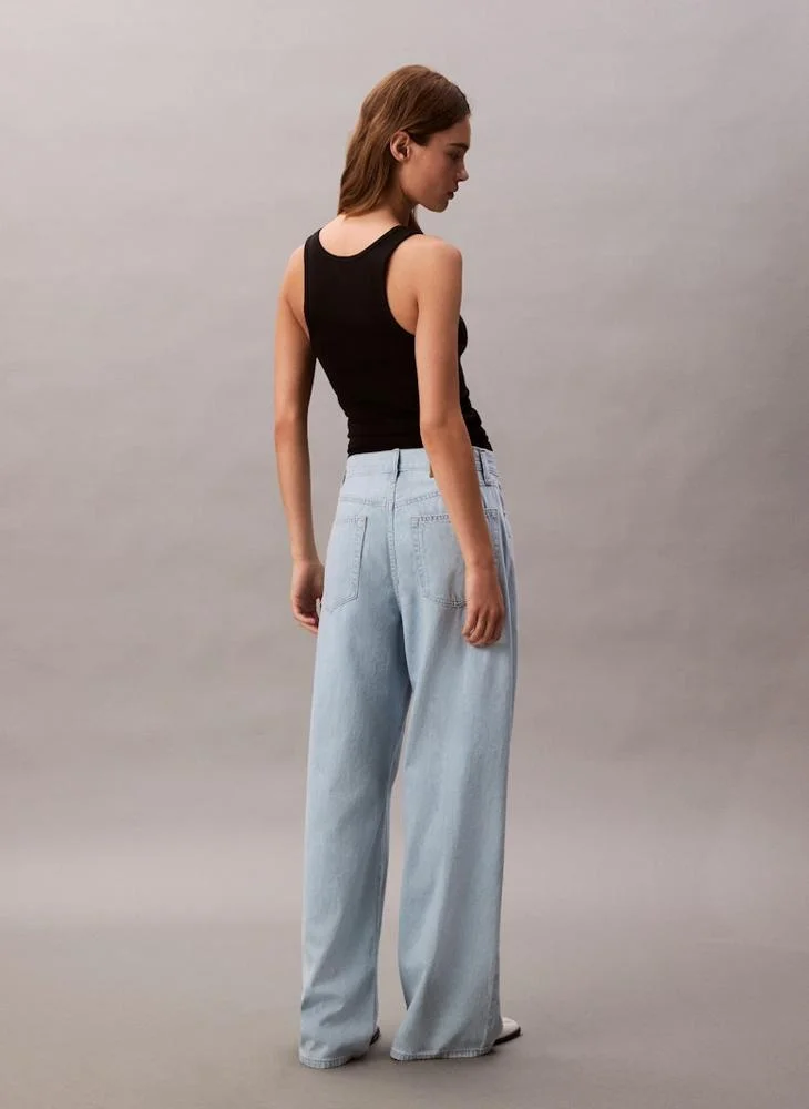 كالفن كلاين جينز Casual Wide Leg Jeans
