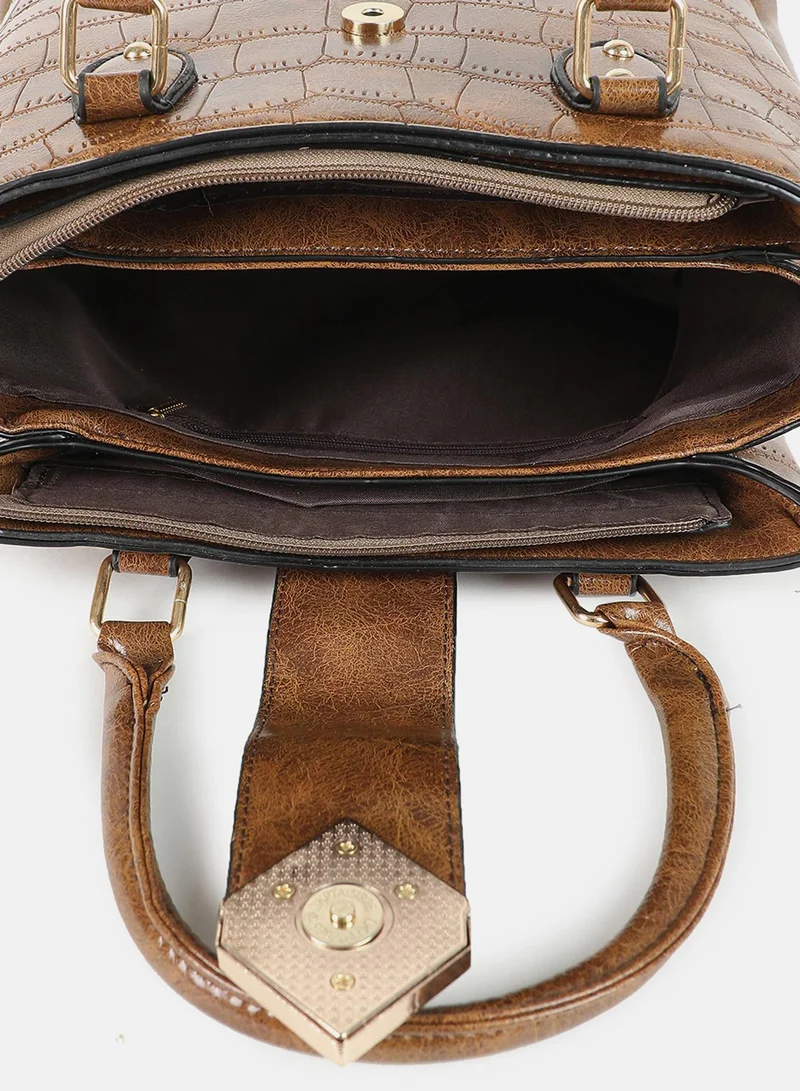 Haute Sauce Nadia Brown Handbag