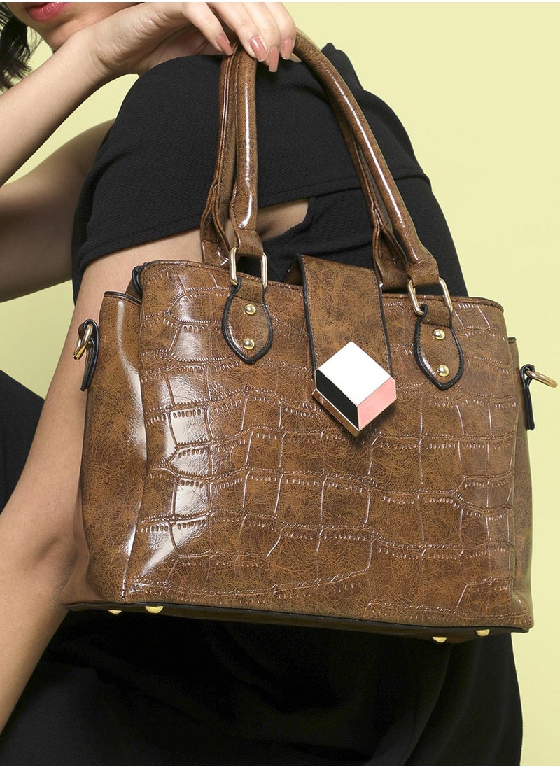 Haute Sauce Nadia Brown Handbag  - Image 5