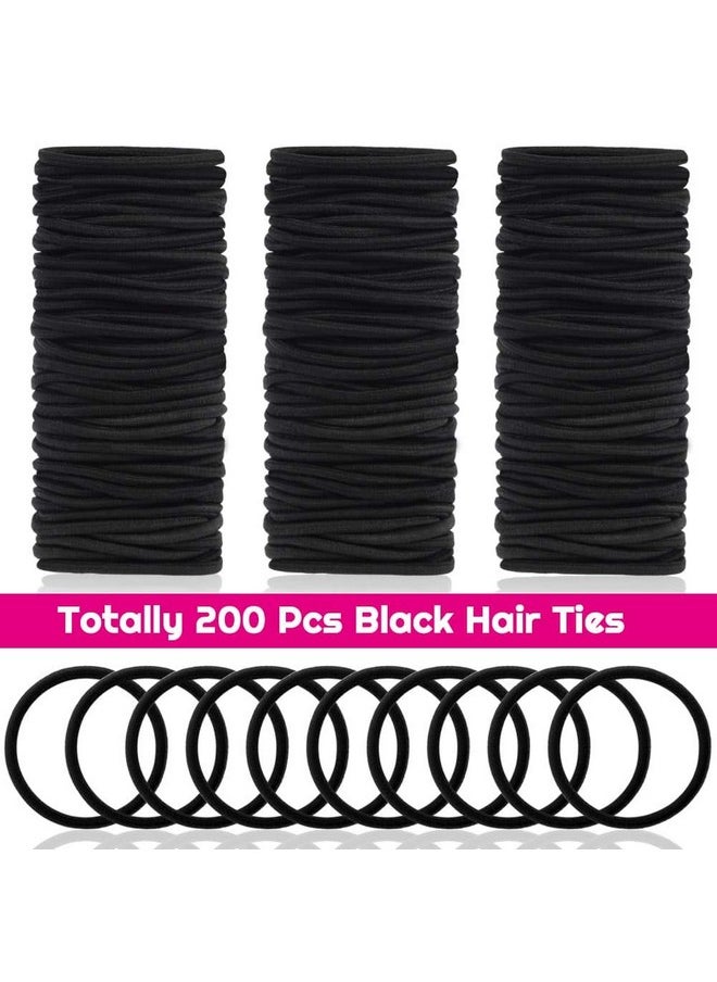 200 Pcs Black Elastics Hair Ties Small Bulk Hair Ties Hair Bands (4Mm) - pzsku/Z6E5CEB95FBC783020547Z/45/_/1721903755/0dddc6f9-4dec-4d10-9062-7571863db064