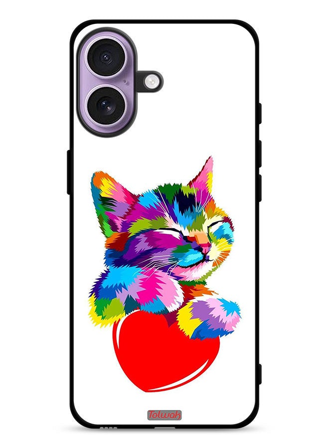 Tolwak Apple iPhone 17 Protective Case Cover Colourful Kitten - Image 1