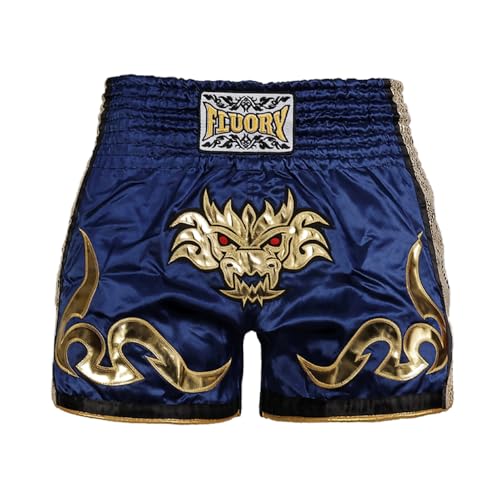 FLUORY Muay Thai Shorts Boxer Shorts Boxing Trunks Kick Martial Arts Training Gym Clothing for Men Women Professional Boxing - Image 4