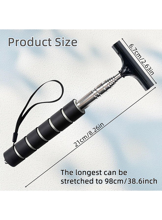 1 Pack 1 Pc Retractable Car Side Mirror Squeegee, Portable Car Mirror Cleaner Wiper, Automotive Cleaning Tool for All Vehicles, Rainy & Foggy Weather - Image 3