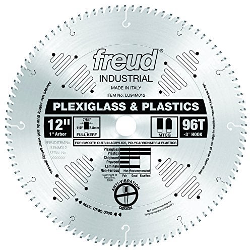 freud فرويد LU94M012: شفرة بلاستيكية 12" x 96T - Image 1