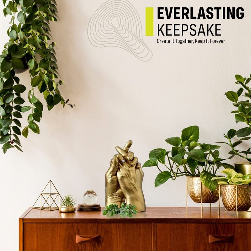 Kraftify Hand Casting Kit for Couples | 3D Moulding Powder for Hand, Molding Clay | Hand Mould Kit | DIY Kit for Gift - Image 5