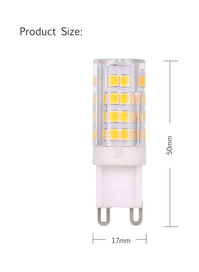 طقم مصابيح بإضاءة LED بتصميم حبوب الذرة من 5 قطع أبيض دافئ  - Image 3