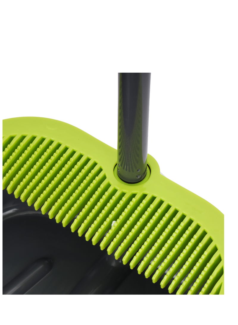 رويال فورد فرشاة يدوية ومجرفة من رويال فورد RF9657، مقاس 28×16 سم - مكنسة يدوية بشعيرات ناعمة متينة | تصميم متين، مقبض طويل - Image 5