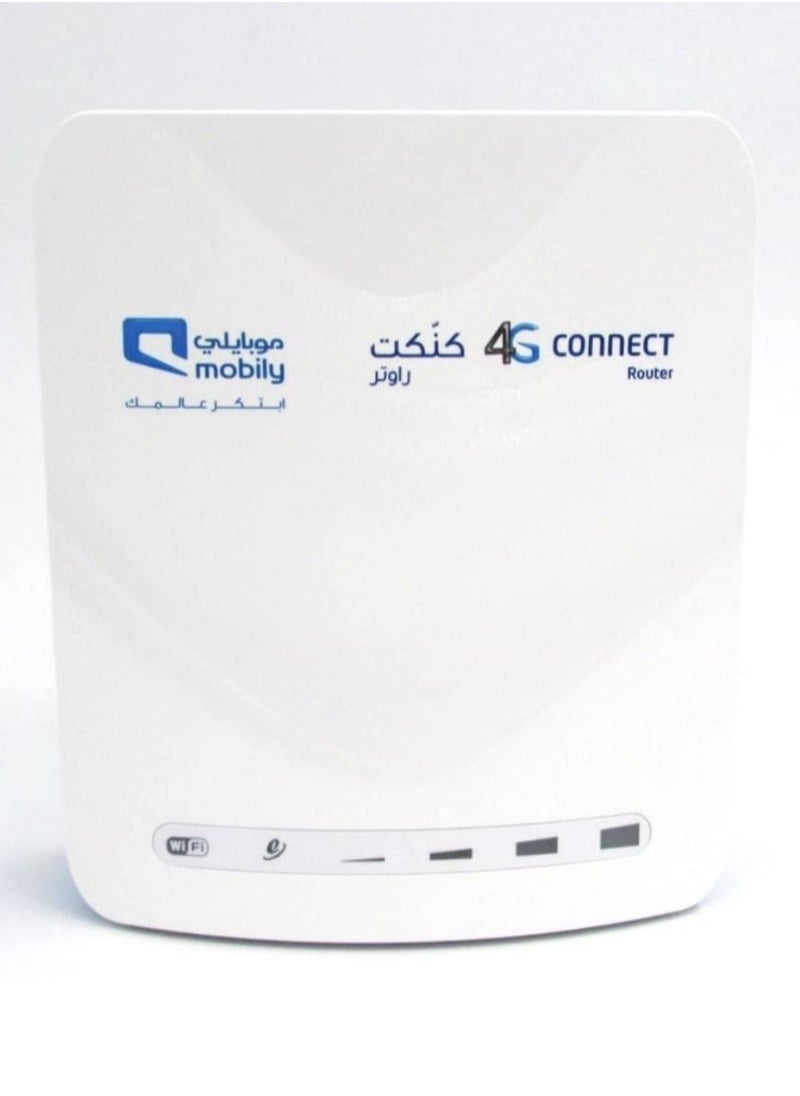 Mobily - Mobily 4G Connect Router White/Blue - Image 1
