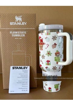 Quencher H2.0 FlowState Stainless Steel Vacuum Insulated Tumbler with Lid and Straw for Water, lced Tea or Coffee, Smoothie and More, 40 oz