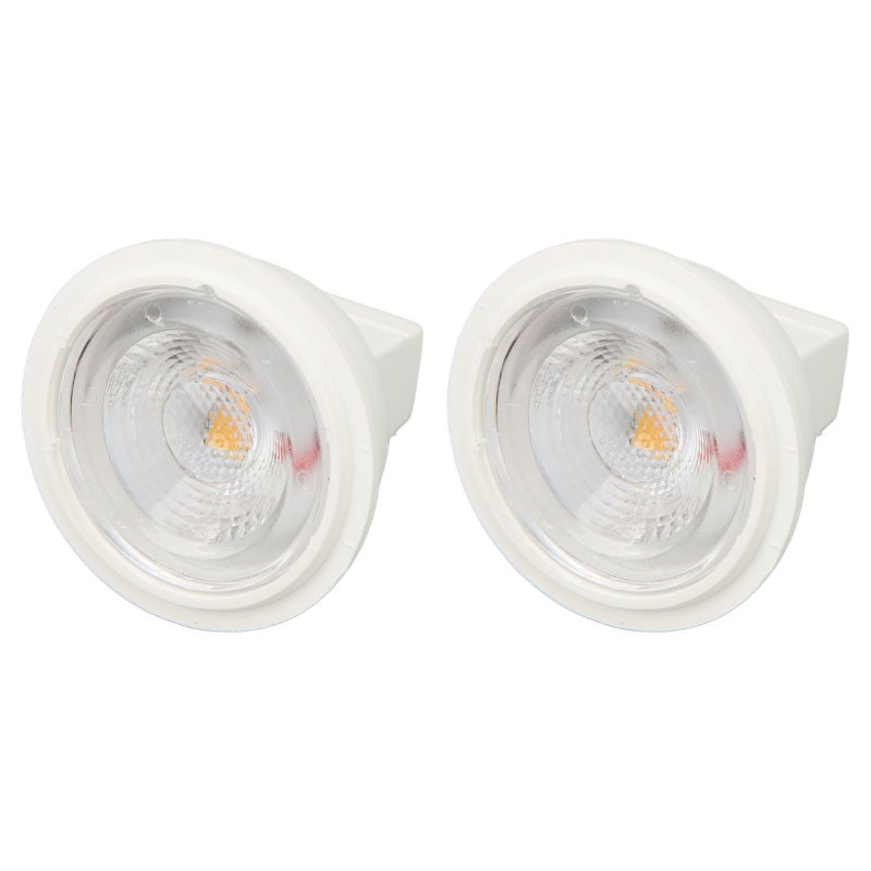 مصابيح LED MR11 بتغذية AC12V 300 لومنز زاوية إضاءة 36 درجة - مصابيح إضاءة إضافية LED مصنوعة من ألومنيوم مغطى ببلاستيك مقاوم للتآكل ومادة PC للإنارة الزخرفية للمناظر الطبيعية ومتاجر البيع بالتجزئة وعروض المتاجر - Image 1