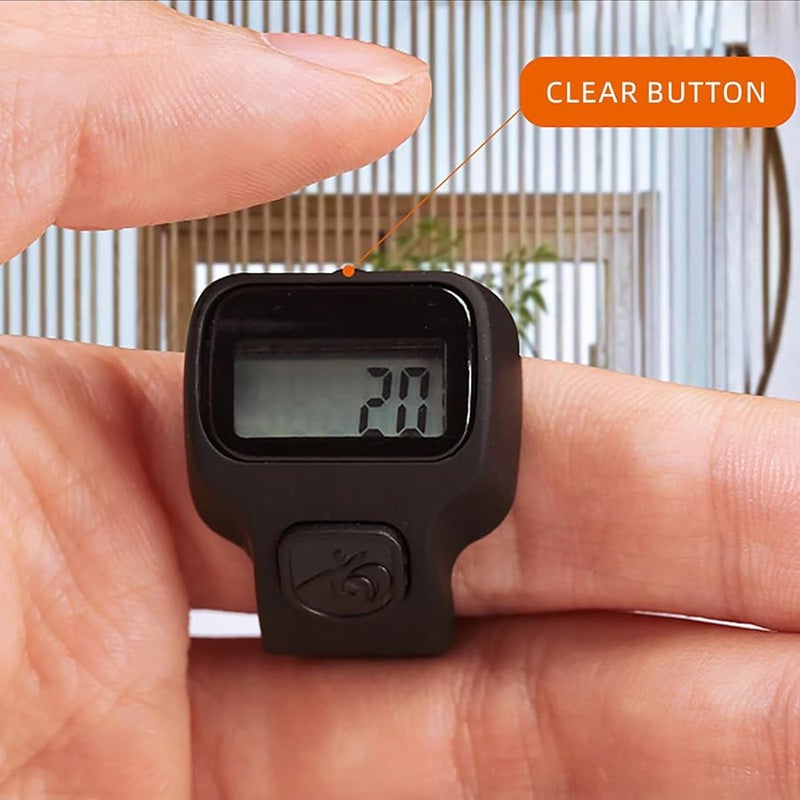 Electronic Finger Tally Counter with LCD Digital Display Handheld Clicker for Coaching - Image 5