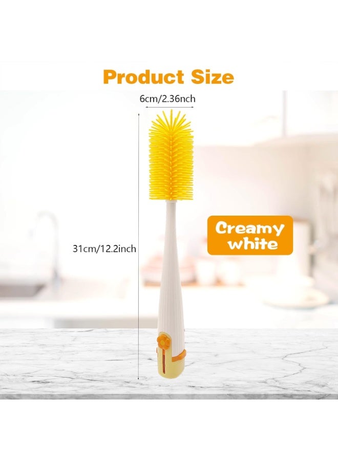 5 in 1 Bottle Brush – Multifunctional Brush with Long Handle for Cleaning Bottles, Baby Bottle Cleaner - Image 2