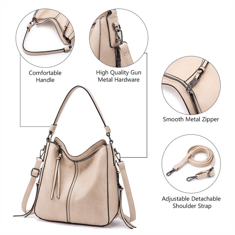 Realer Hobo Bags for Women Ladies Handbags Women Purses Shoulder Bag Tote Bag Large Crossbody Bag Faux Leather - Image 3