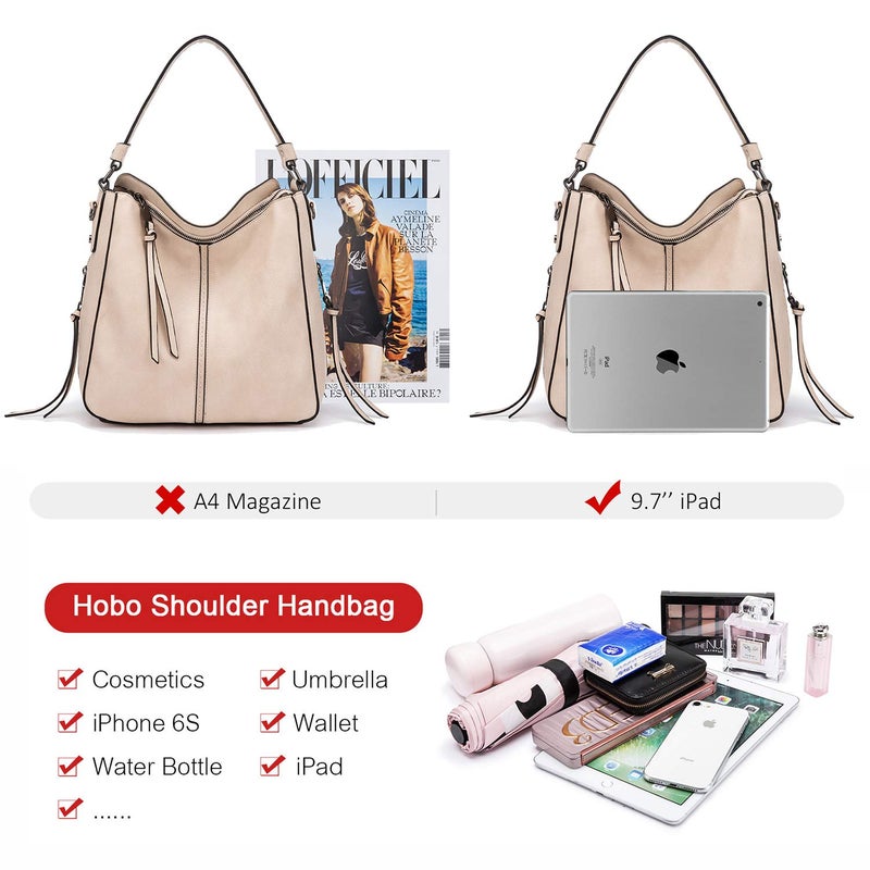 Realer Hobo Bags for Women Ladies Handbags Women Purses Shoulder Bag Tote Bag Large Crossbody Bag Faux Leather - Image 2