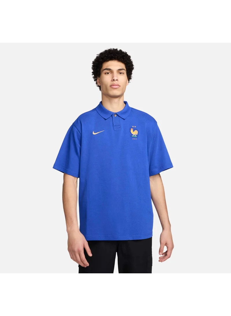 Nike Men's FFF Football Oversized Polo Shirt
