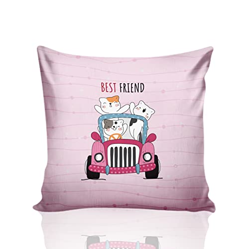 Ultimate Trends Polyester Digital Modern Printed Cushion Cover 24x24 Set of 5, Multi Color(UTCC-1219_24) - Image 4