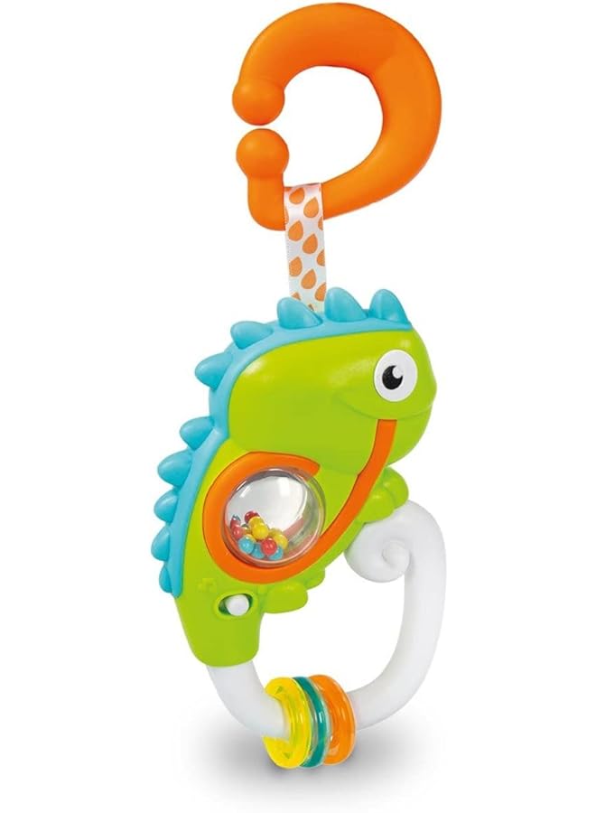 كلمينتوني خشخيشة الحرباء مع الألحان لعمر 3 أشهر فما فوق - Image 1