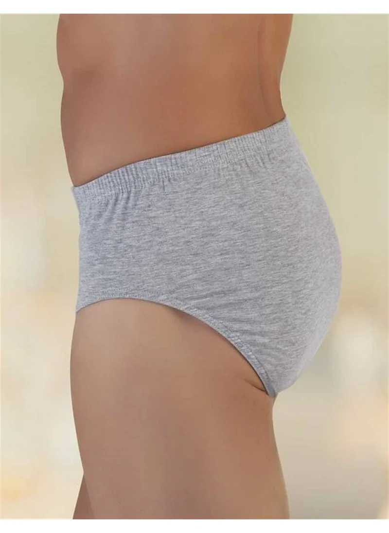 Şahinler Gray Cotton Classic Men's Slip 6-Piece Economical Package ME009