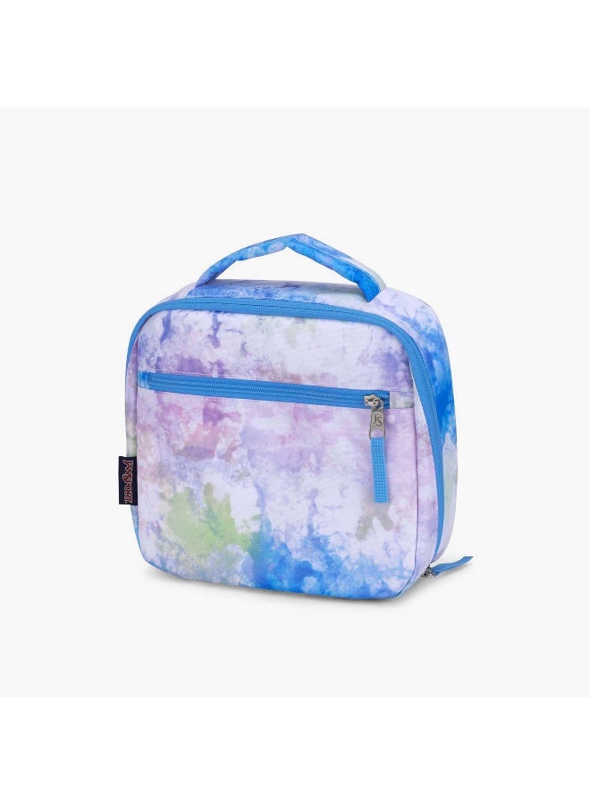 JANSPORT Insulated Lunch Bag for Kids - Blue Tie-Dye - Image 2