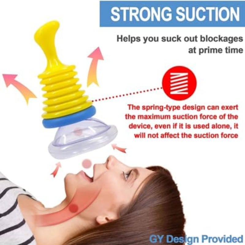 Household emergency suffocation rescue auxiliary device anti suffocation breathing mask  yellow - Image 3
