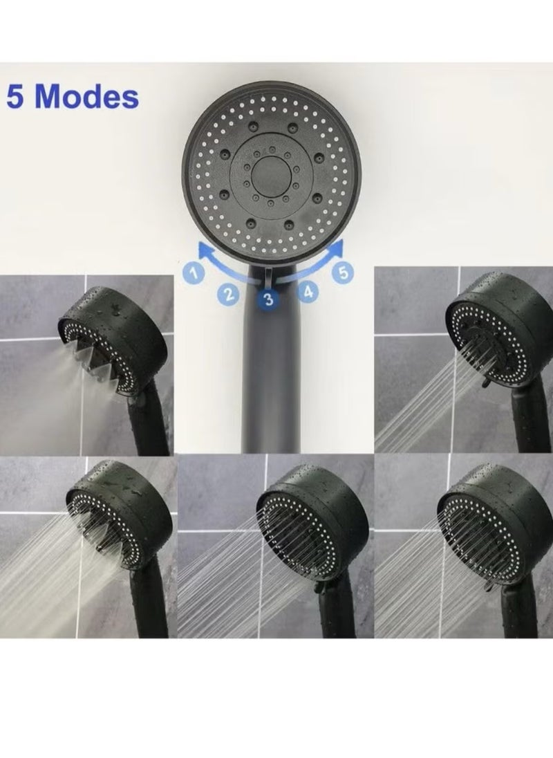 Generic - Bathroom shower head with five water pumping modes - Image 1