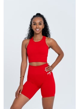 Women's Sports Shorts | Red | Seamless Sports Shorts | Corduroy | - pzsku/Z6E5E0A53A459C182FA29Z/45/_/1725613155/7992f504-3229-40d8-99ef-c5a629ab3517