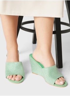 Embelisshed Wedge Sandals