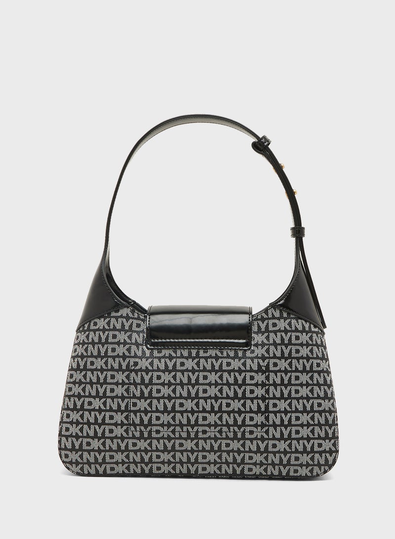 DKNY Logo Avril Shoulder Bag - Image 2